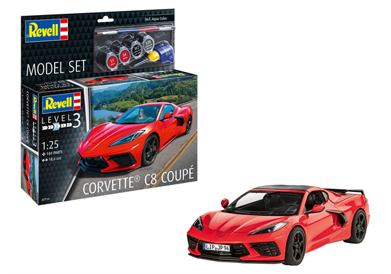 Revell 67714 Model Set Corvette® C8 Coupé - Massstab 1:25 | Bild 1