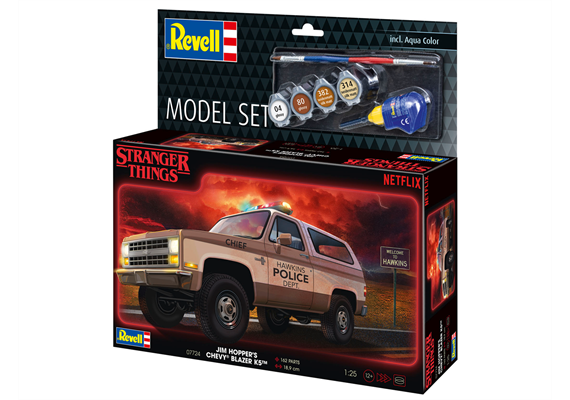 Revell 67724 Model Set "Stranger Things" Chevrolet K5 Blazer - Massstab 1:25 | Bild 4