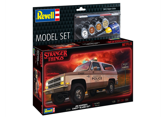 Revell 67724 Model Set "Stranger Things" Chevrolet K5 Blazer - Massstab 1:25 | Bild 2