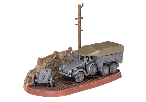 Revell 73344 Starter Kit Krupp Protze KFZ 69 with 3,7cm Pak - Massstab 1:76 | Bild 2