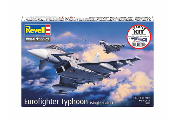Revell 74282 Starter Kit Eurofighter Typhoon (single seater) - Massstab 1:144 | Bild 4