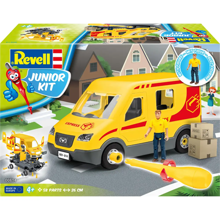 Revell Junior Kit 00814 Paketdienst mit Figur - Massstab 1:20