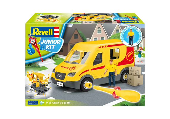 Revell Junior Kit 00814 Paketdienst mit Figur - Massstab 1:20 | Bild 1