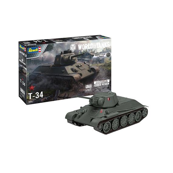 Revell 03510 T-34 -World of Tanks, Massstab 1:72