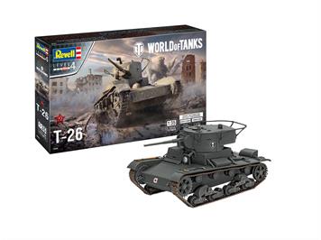 Revell 03505 T-26 "World of Tanks", Massstab 1:72