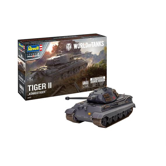 Revell 03503 Tiger II Ausf. B "Königstiger" "World of Tanks", Massstab 1:72
