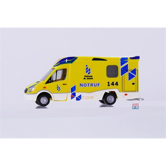 Rietze 68621 Ambulanz Mobile Tigis Rettung St. Gallen CH - H0 (1:87)