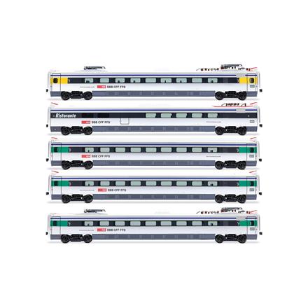 Rivarossi HR3026 SBB ETR 470, 5-teil. Ergänzungsset, Ep. V - H0 (1:87)
