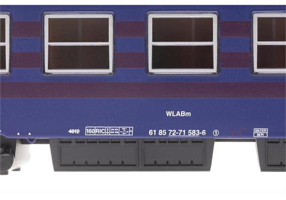 Rivarossi HR4335 SBB Schlafwagen MU 68 Mond und Sterne Ep. V - H0 (1:87) | Bild 6