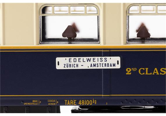Rivarossi HR4391 CIWL 3-teil. Set Edelweiss Pullman Express "Fleche d Or/Étoile du Nord" | Bild 6