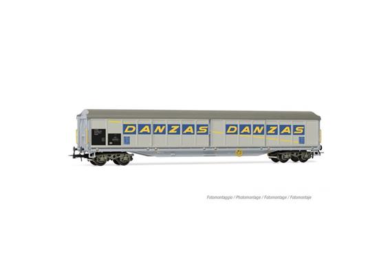 Rivarossi HR6649 SBB, 4-achs. Schiebewandwagen der Bauart Habils „Danzas", Ep. V - H0