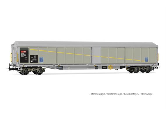 Rivarossi HR6650 SBB 2-teiliges Set 4-achsiger Schiebewandwagen Habils mit Flicken, Ep. V | Bild 2