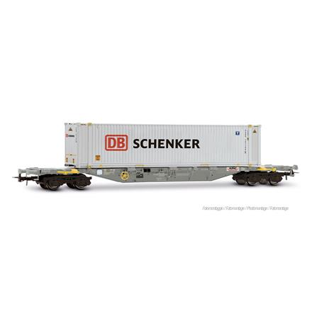 Rivarossi HR6703 CH-HUPAC 4-achs. CTW Sgnss 419-8, grau "DB SCHENKER" - H0 (1:87)