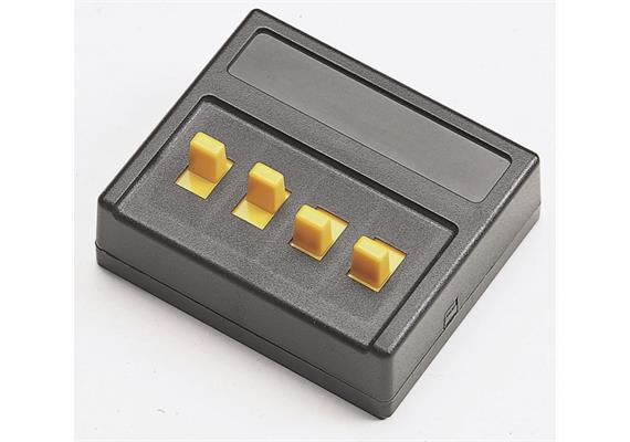 Roco 10524 Umschalter Ein/Ein, 4 Schalter, max. Strom 0,5 A pro Schalter