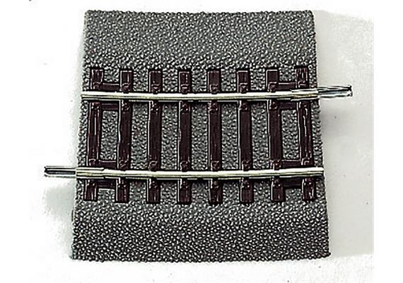 Roco 42509 Gebogenes Gleis R3¼ mit Bettung, 7,5°, Gummibettung - H0 (1:87)