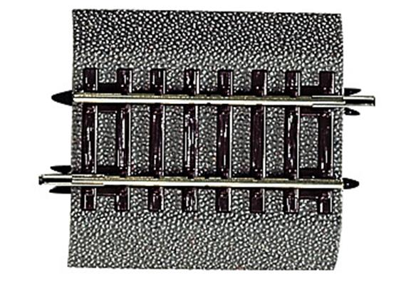 Roco 42513 Gerade G1/4 57.5mm, Gummibettung - H0 (1:87)