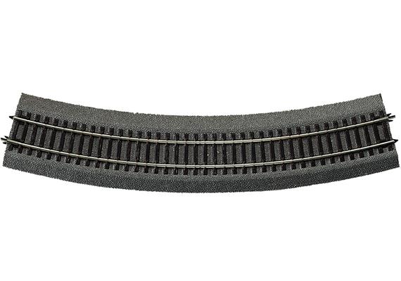 Roco 42525 Gebogenes Gleis R5 mit Bettung - H0 (1:87)