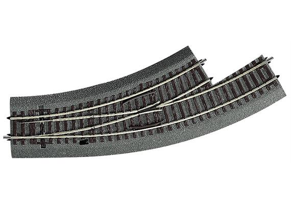 Roco 42556 Bogenweiche links BWL-R2/3, Gummibettung - H0 (1:87)