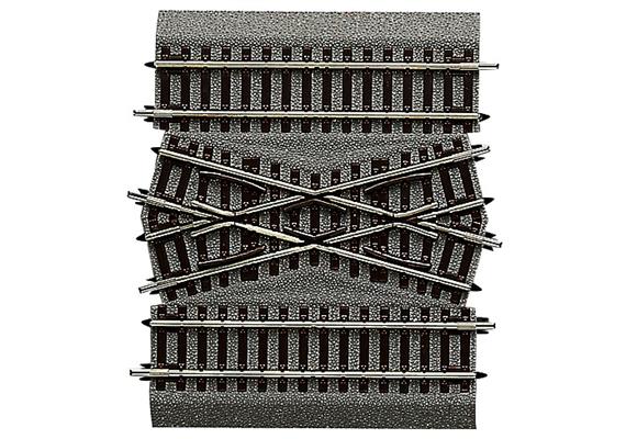 Roco 42598 Kreuzung DGV 15° (Gummibettung)