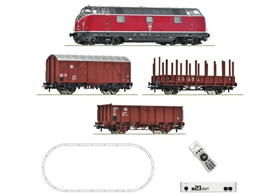 Roco 5110008 z21 start Digitalset: Diesellokomotive BR 221 mit Güterzug, DB - H0 (1:87)