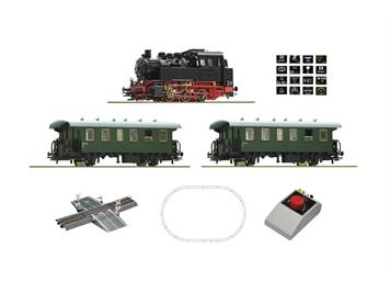 Roco 51161 Analog Start Set: Dampflokomotive BR 80 mit Personenzug - H0 (1:87)