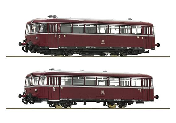 Roco 52635 Schienenbus BR 798/998, DB, Gleichstrom DC 2L, digital DCC/MM mit Sound - H0