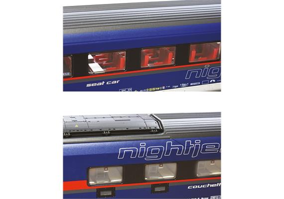 Roco 5510004 7-tlg. Set: Nightjet, ÖBB, DC 2L, digital/Sound/LED Innenbeleuchtung - H0 | Bild 5