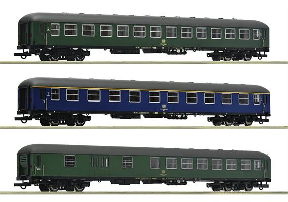 Roco 6200051 3-tlg. Set 1: D 377 „Hispania-Express“, DB - H0 (1:87)