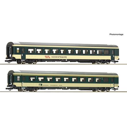 Roco 6200213 2-tlg. Set 2: Reisezugwagen „Voralpen-Express“, SOB/BT - H0 (1:87)