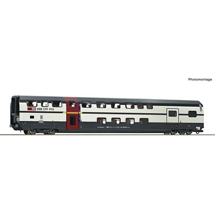 Roco 6200214 SBB Doppelstockwagen IC 2000 AD, 1. Klasse mit Gepäckabteil - H0 (1:87)