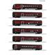 Roco 6210178 6-tlg. Set 1: Railjet 2, ÖBB, DC 2L, digital DCC mit Innenbeleuchtung - H0