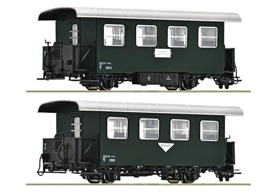 Roco 6240005 2-tlg. Set: Schmalspur-Personenwagen, ÖBB - H0e