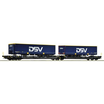 Roco 6600034 Taschenwagen T3000e TX Logistik der Spedition DSV - H0 (1:87)