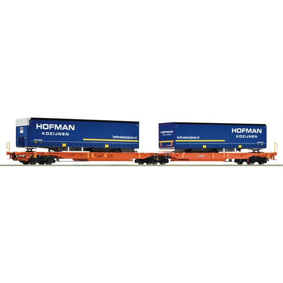 Roco 6600072 Doppeltaschen-Gelenkwagen der Spedition Hofman, Wascosa - H0 (1:87)