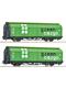Roco 6600114 2-tlg. Set: Schiebewandwagen, Green Cargo - H0 (1:87)