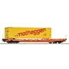 Roco 6600178 Taschenwagen T5, Wascosa mit Auflieger der Spedition „Nothegger“ - H0 (1:87)