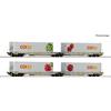 Roco 6600322 2-tlg. Set 1: Doppeltaschen-Gelenkwagen T2000, railCare "coop" - H0 (1:87)