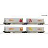 Roco 6600323 2-tlg. Set 2: Doppeltaschen-Gelenkwagen T2000, railCare "coop" - H0 (1:87)