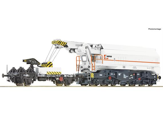 Roco 73039 Digital-Eisenbahndrehkran, SERSA, DC, digital DCC/MM mit Sound, H0