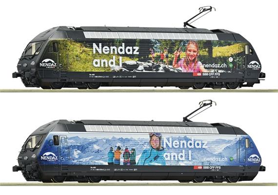 Roco 7500090 E-Lok 460 078-9 „Nendaz“, SBB, DC 2L, analog - H0 (1:87)