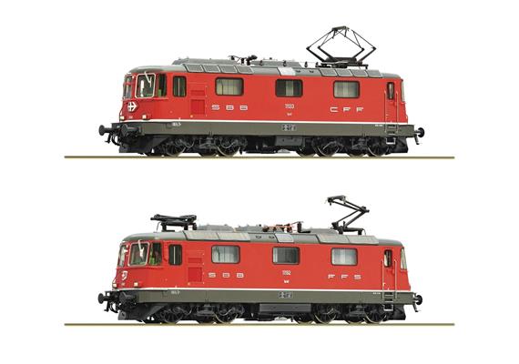 Roco 7500127 2-tlg. Set: SBB Lok Re 4/4 II 11133 und Re 4/4 II 11192, DC 2L, analog - H0
