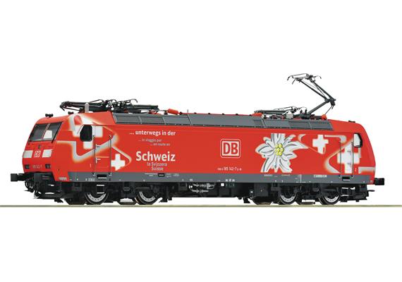 Roco 7500129 E-Lok 185 142-7, DB AG, "Edelweiß", DC 2L, analog - H0 (1:87)