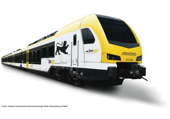 Roco 7720033 5-tlg. Set: Elektrotriebzug „FLIRT 3“, Arverio, AC 3L, digital MM/Sound - H0