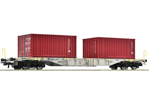 Roco 77345 Containertragwagen, Gattung Sgns, der Ahaus Alstätter Eisenbahn - H0 (1:87)
