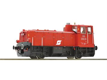 Roco 78001 Diesellokomotive Reihe 2062 der ÖBB in blutoranger Lackierung mit Pflatsch