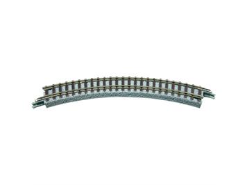 Rokuhan 97005 R005 Gleis gebogen R145-45°, 4 Stück - Z (1:220)