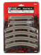 Rokuhan 97028 R028 Einfaches Kreis-Oval R195 mm-45° (8 Stk.) + gerade 110 mm (4 Stk.)