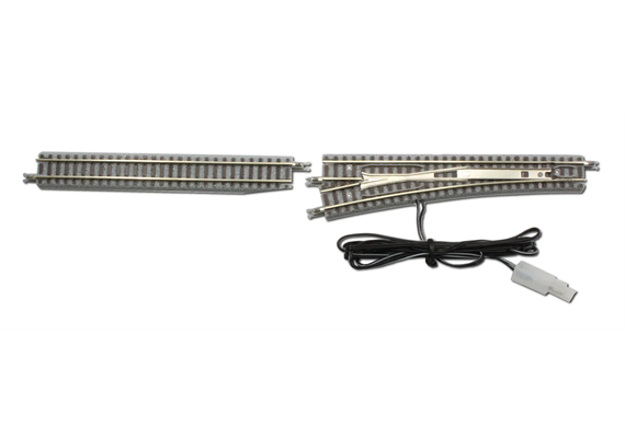 Rokuhan 97039 R039 Elektrische Weiche links R490-13° 110 mm - Z (1:220) | Bild 1