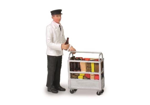 Scenecraft by Bachmann 185 Bahnpersonal mit Servicewagen G