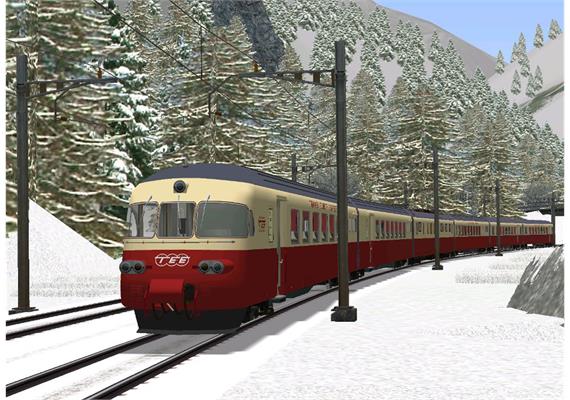 Simtrain RAe TEE II 1053 und "Graue Maus" | Bild 2